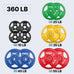 Force USA Color Rubber Coated Olympic Weight Plates - LB