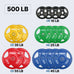Force USA Color Rubber Coated Olympic Weight Plates - LB