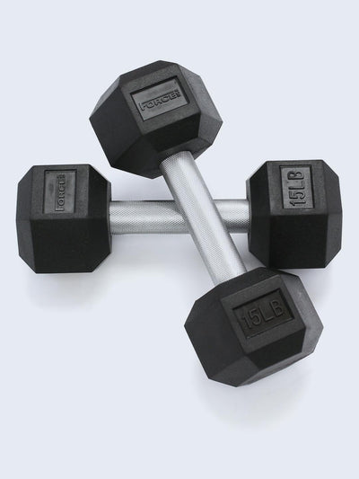 Force USA Rubber Hex Dumbbells