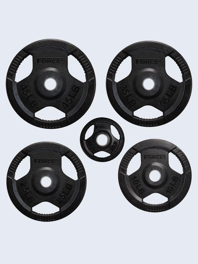 Force USA Rubber Coated Olympic Weight Plates - LB