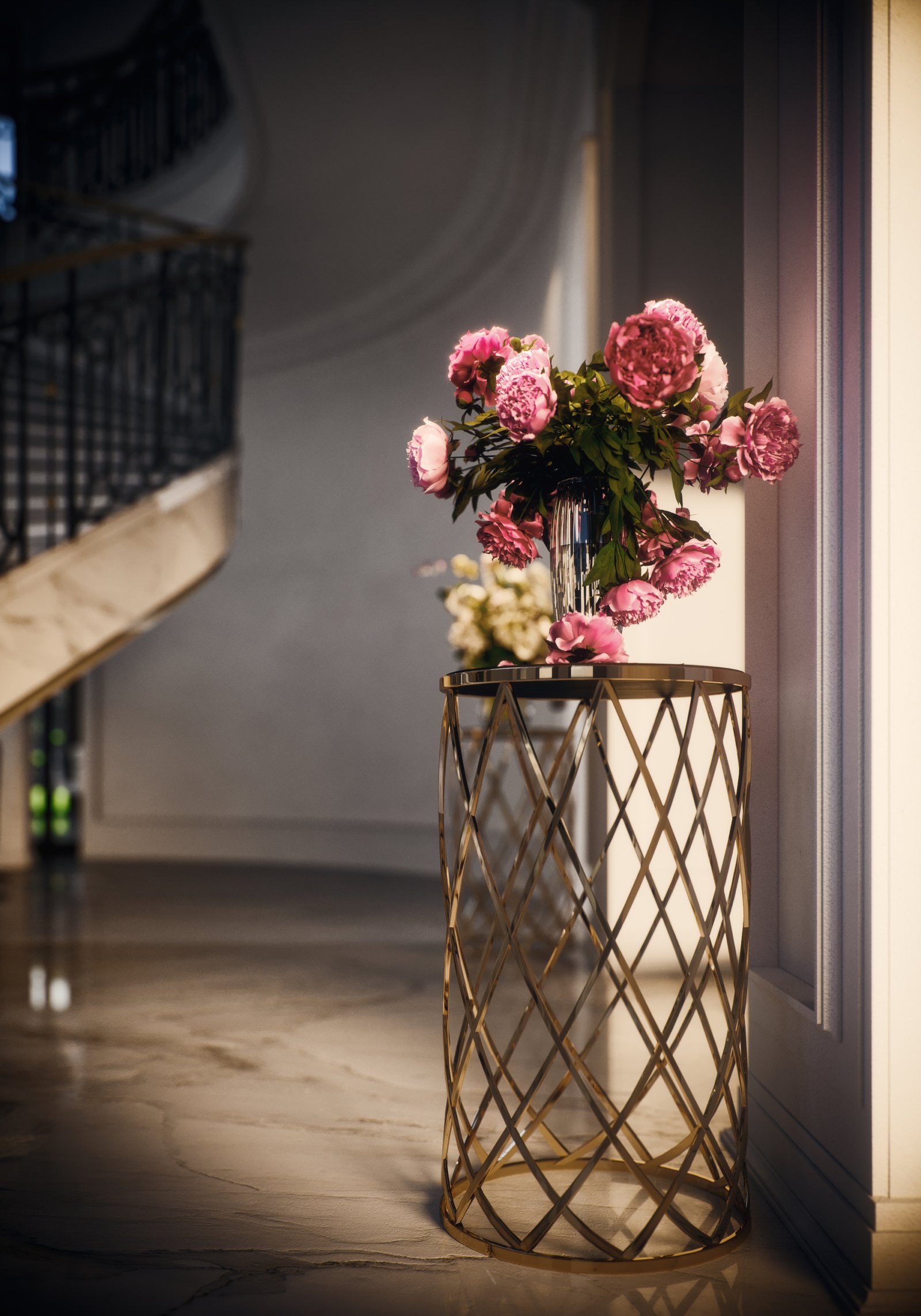3d-rendering-interior-with-flowers-image