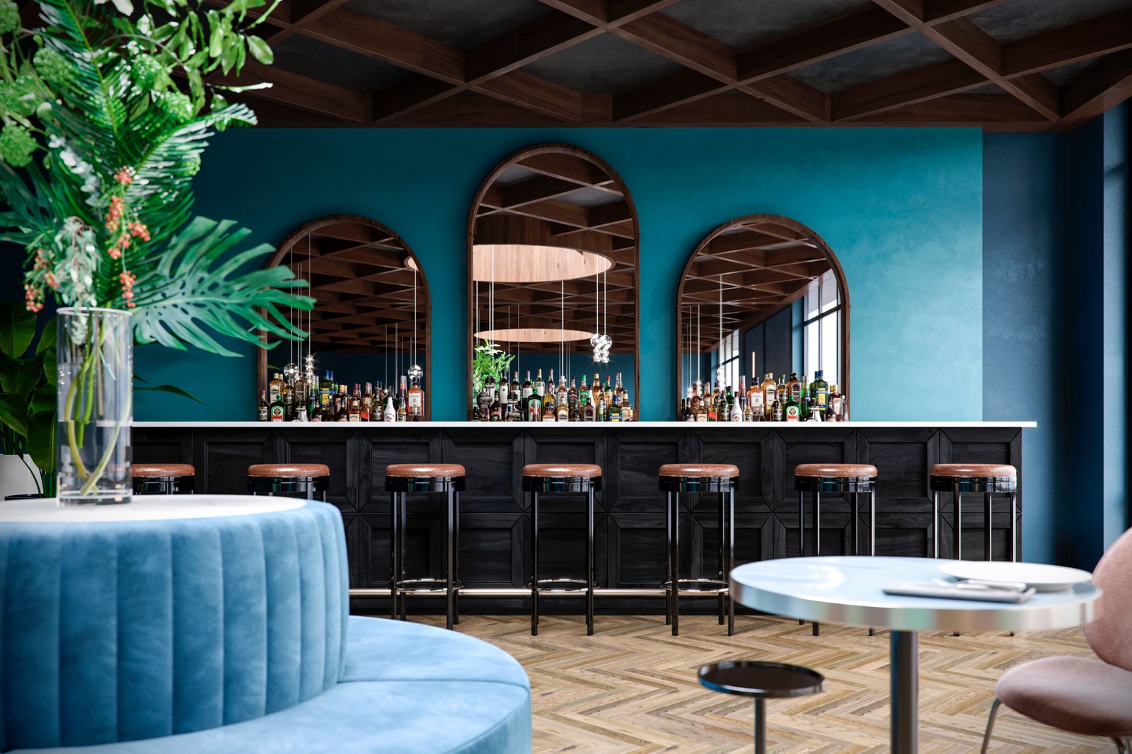 3d-rendering-restaurant-on-the-40-th-floor-new-york-usa-image-2